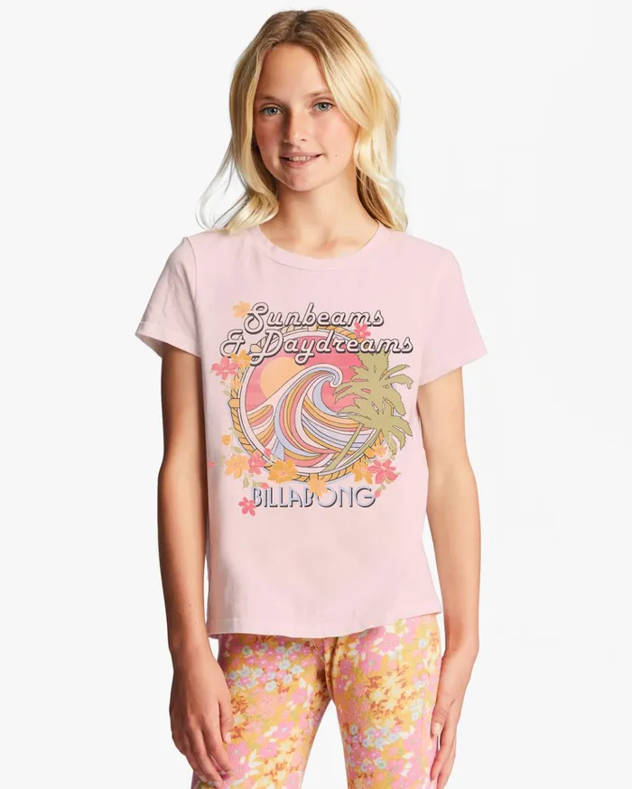 Billabong Girl039s 416 Sunbeam And Day Dream Oversized TShirt Soft Pink Kids Girls039 Tops and Tees Billabong Girl039s 416 Sunbeam And Day Dream Oversized TShirt Soft Pink Kids Girls039 Tops and Tees