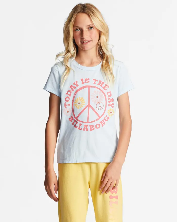 Billabong Girl039s 416 Today Is The Day Oversized TShirt Songbird Blue Kids Girls039 Tops and Tees Billabong Girl039s 416 Today Is The Day Oversized TShirt Songbird Blue Kids Girls039 Tops and Tees