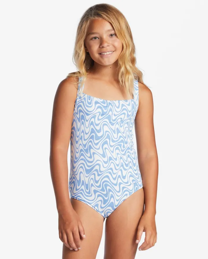 Billabong Girl039s Daisy Dreamz OnePiece Swimsuit Summer Sky Kids Girls039 Swimwear Billabong Girl039s Daisy Dreamz OnePiece Swimsuit Summer Sky Kids Girls039 Swimwear