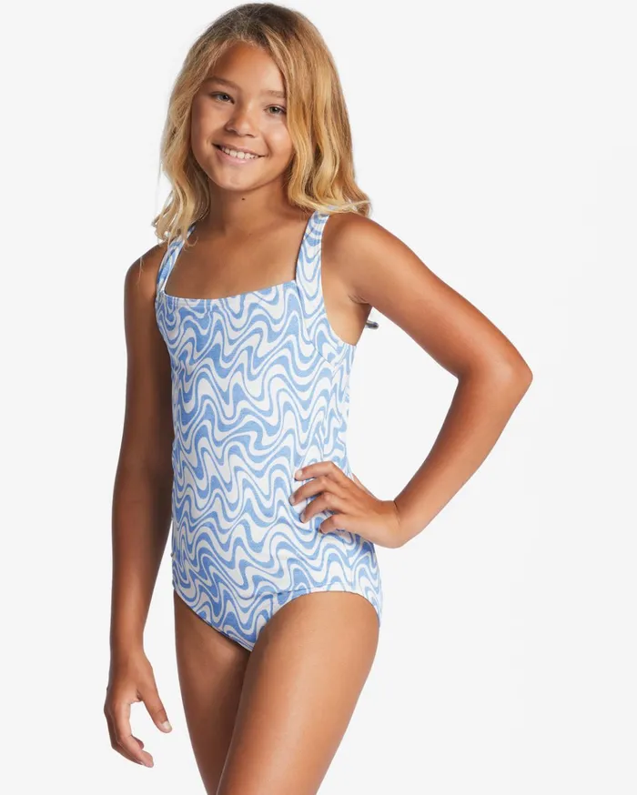Billabong Girl039s Daisy Dreamz OnePiece Swimsuit Summer Sky Kids Girls039 Swimwear Billabong Girl039s Daisy Dreamz OnePiece Swimsuit Summer Sky Kids Girls039 Swimwear