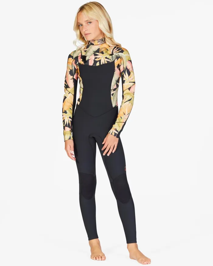 Billabong Girls039 43 Salty Dayz Chest Zip Full Wetsuit Jungle Night WomenKids Billabong Surf Capsule Billabong Girls039 43 Salty Dayz Chest Zip Full Wetsuit Jungle Night WomenKids Billabong Surf Capsule