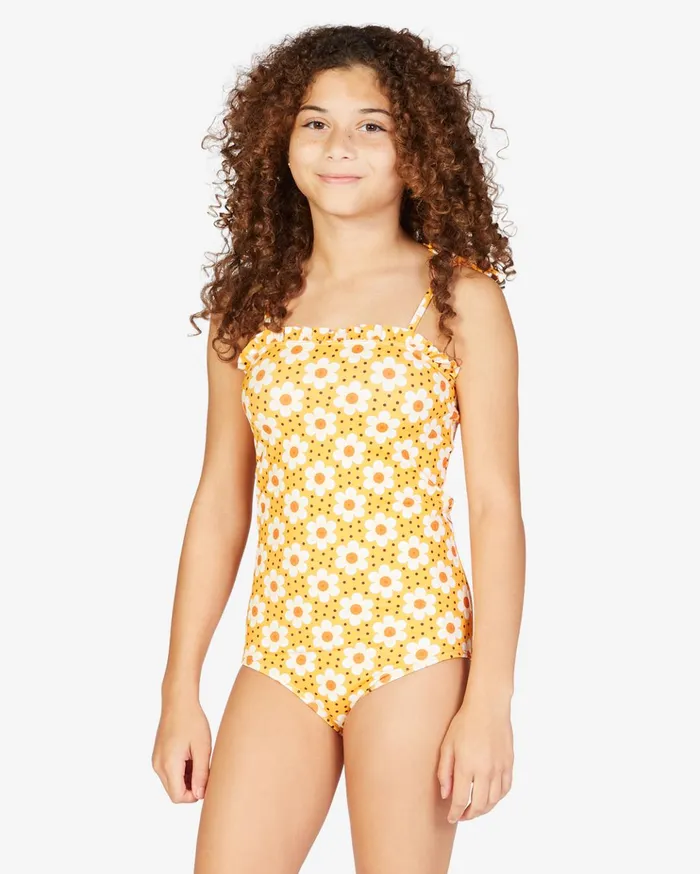 Billabong Girls039 Cant Wait OnePiece Swimsuit Multi Kids Girls039 Swimwear Billabong Girls039 Cant Wait OnePiece Swimsuit Multi Kids Girls039 Swimwear