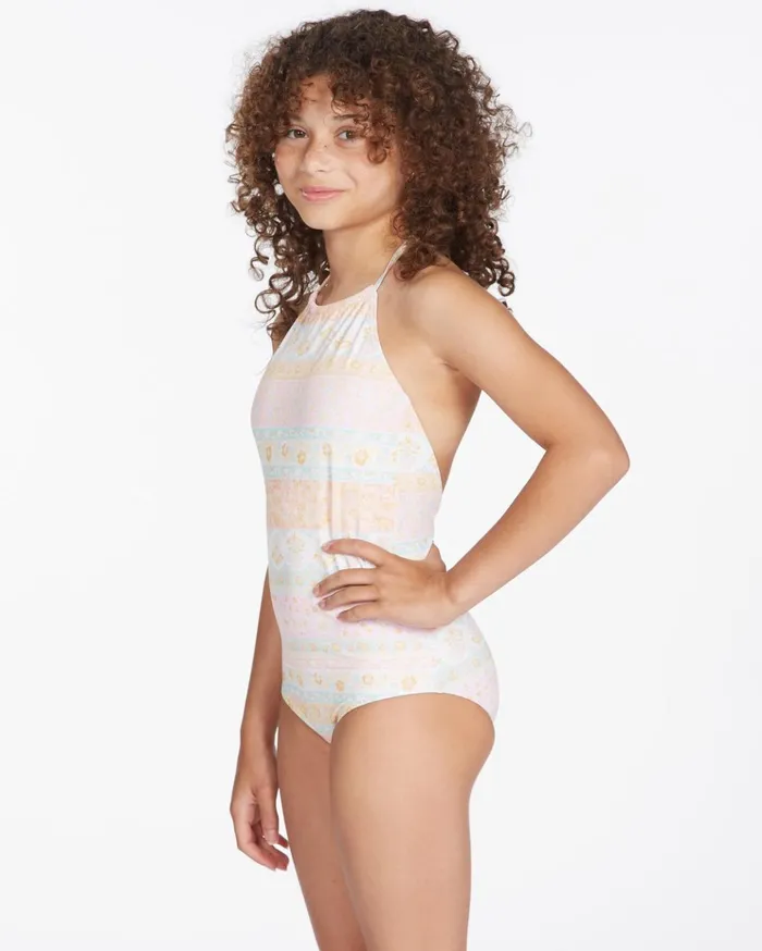 Billabong Girls039 Layered With Love OnePiece Swim Multi Kids Girls039 Swimwear Billabong Girls039 Layered With Love OnePiece Swim Multi Kids Girls039 Swimwear