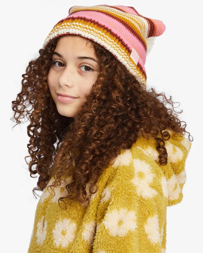 Billabong Girls039 On The Horizon Beanie Pink Skies Kids Girls039 Hats Billabong Girls039 On The Horizon Beanie Pink Skies Kids Girls039 Hats