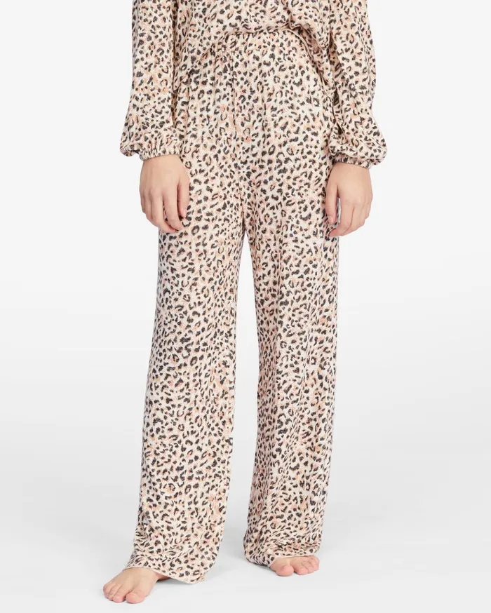 Billabong Girls039 Wide Eyes Knit Pants Animal Kids Girls039 Pants Billabong Girls039 Wide Eyes Knit Pants Animal Kids Girls039 Pants