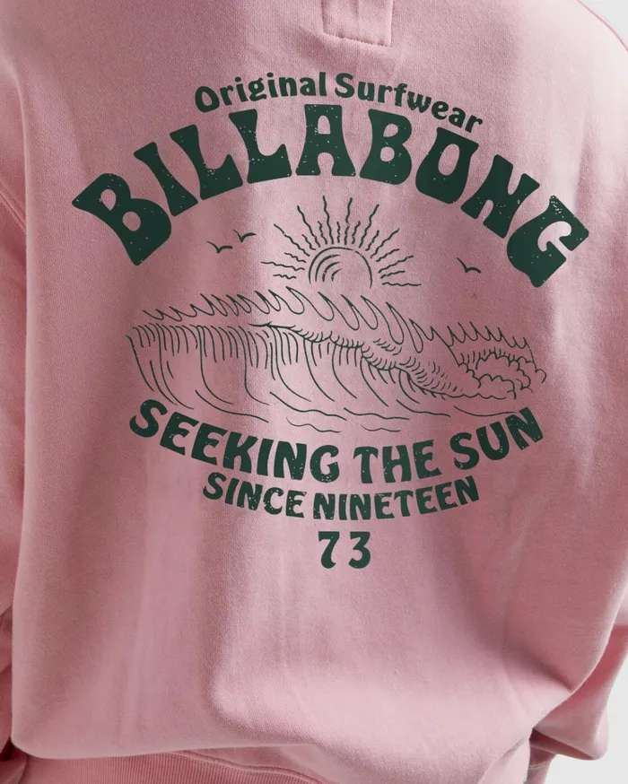 Billabong Good Waves Rio Hoodie Soft Pink Women Hoodies and Fleece Billabong Good Waves Rio Hoodie Soft Pink Women Hoodies and Fleece