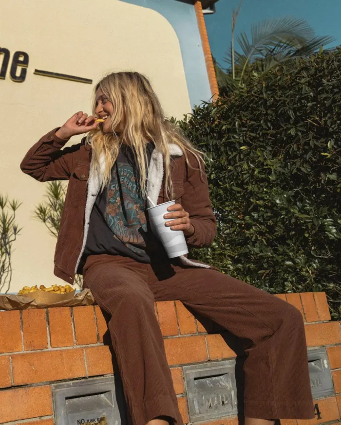 Billabong Groove On Corduroy Pants Dark Choc Women Pants