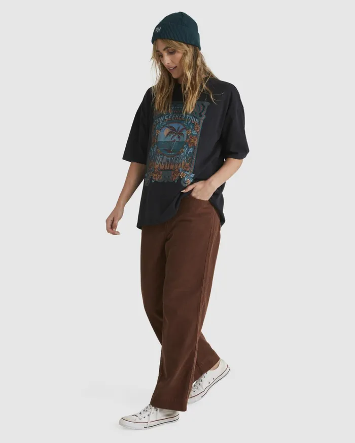 Billabong Groove On Corduroy Pants Dark Choc Women Pants Billabong Groove On Corduroy Pants Dark Choc Women Pants