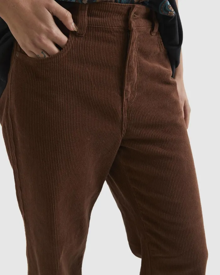 Billabong Groove On Corduroy Pants Dark Choc Women Pants Billabong Groove On Corduroy Pants Dark Choc Women Pants