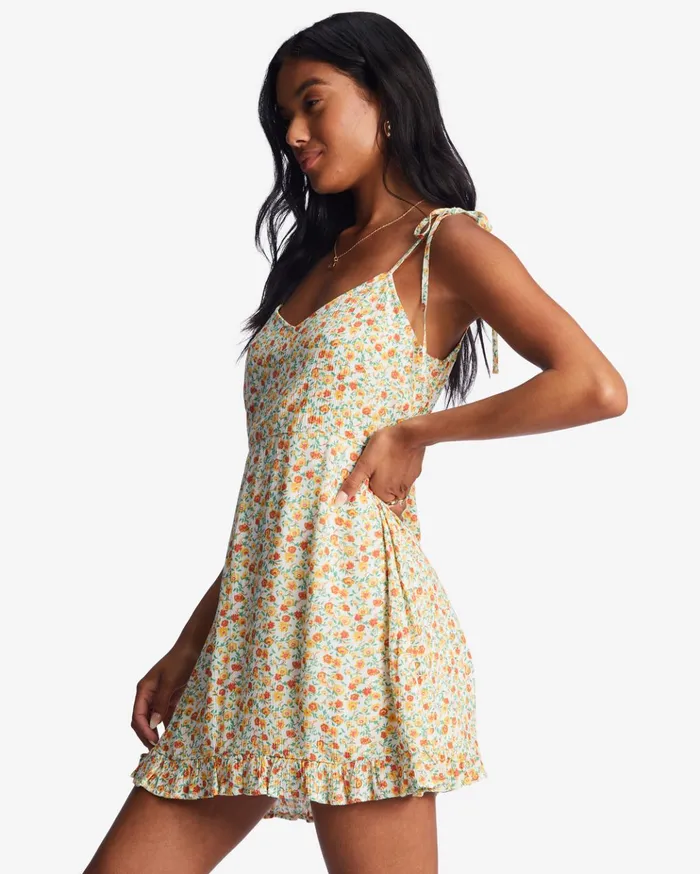Billabong Heart Breaker Strappy Dress Salt Crystal Women Dresses Billabong Heart Breaker Strappy Dress Salt Crystal Women Dresses
