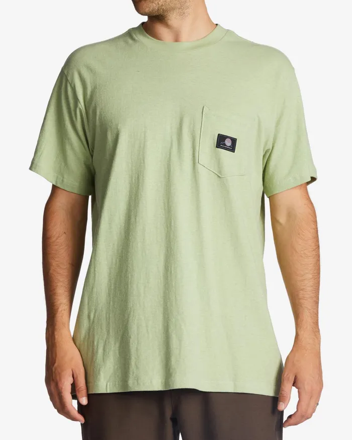 Billabong Hemp Pocket TShirt Light Sage Men TShirts