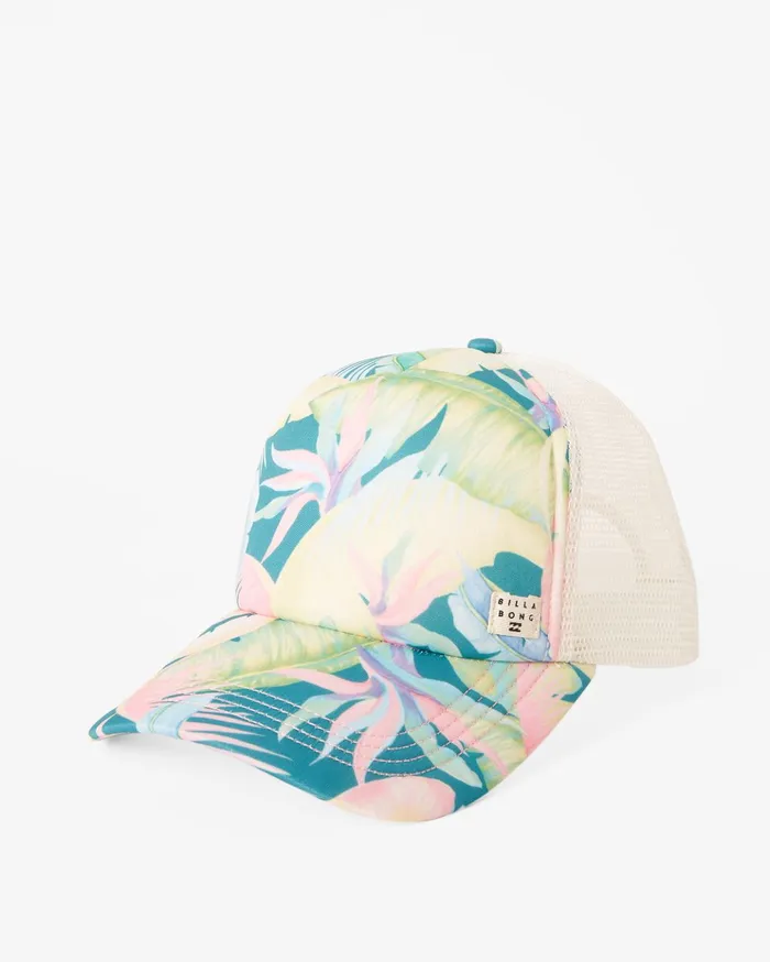 Billabong Heritage Mashup Trucker Hat Marine Green Women Hats and Beanies Billabong Heritage Mashup Trucker Hat Marine Green Women Hats and Beanies