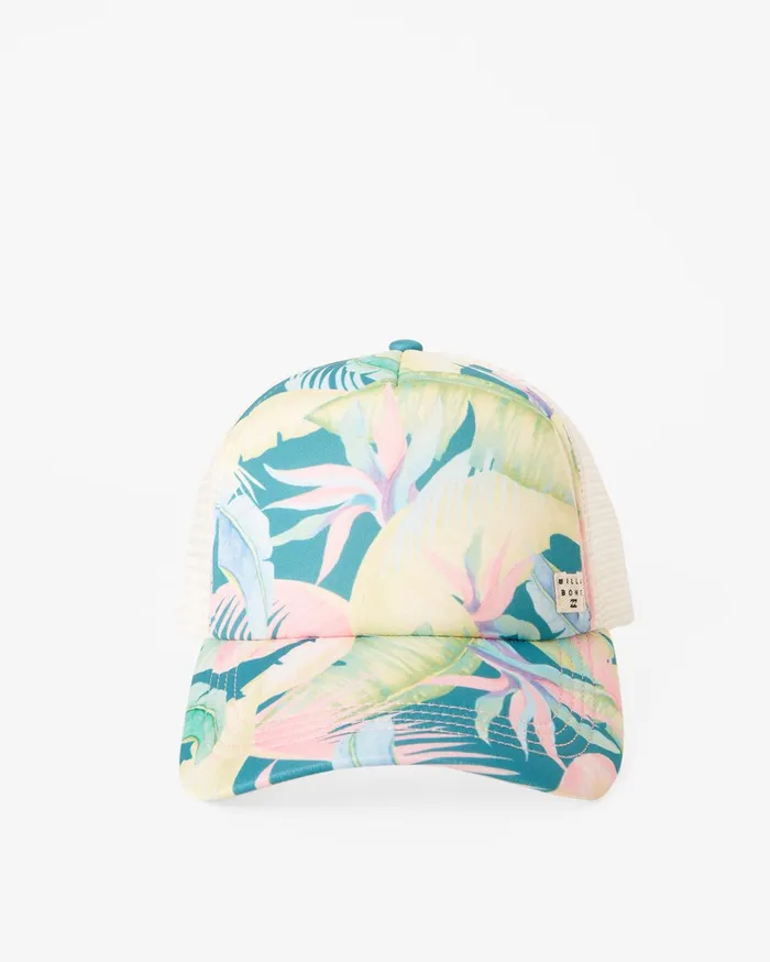 Billabong Heritage Mashup Trucker Hat Marine Green Women Hats and Beanies Billabong Heritage Mashup Trucker Hat Marine Green Women Hats and Beanies