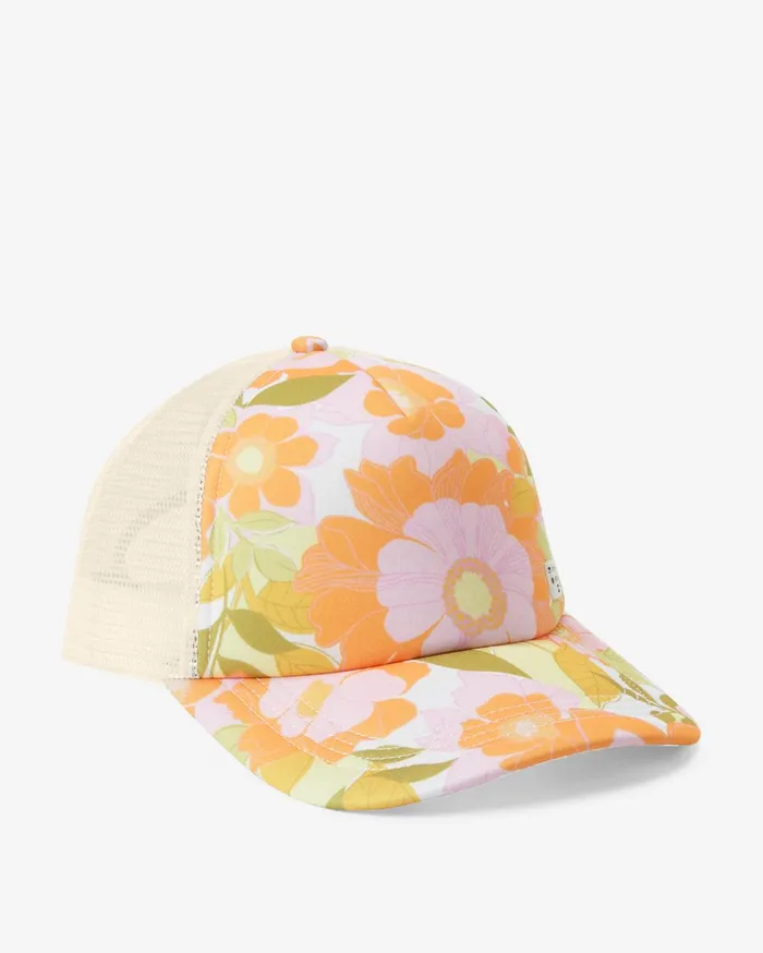Billabong Heritage Mashup Trucker Hat Orange Peel Women Hats and Beanies Billabong Heritage Mashup Trucker Hat Orange Peel Women Hats and Beanies