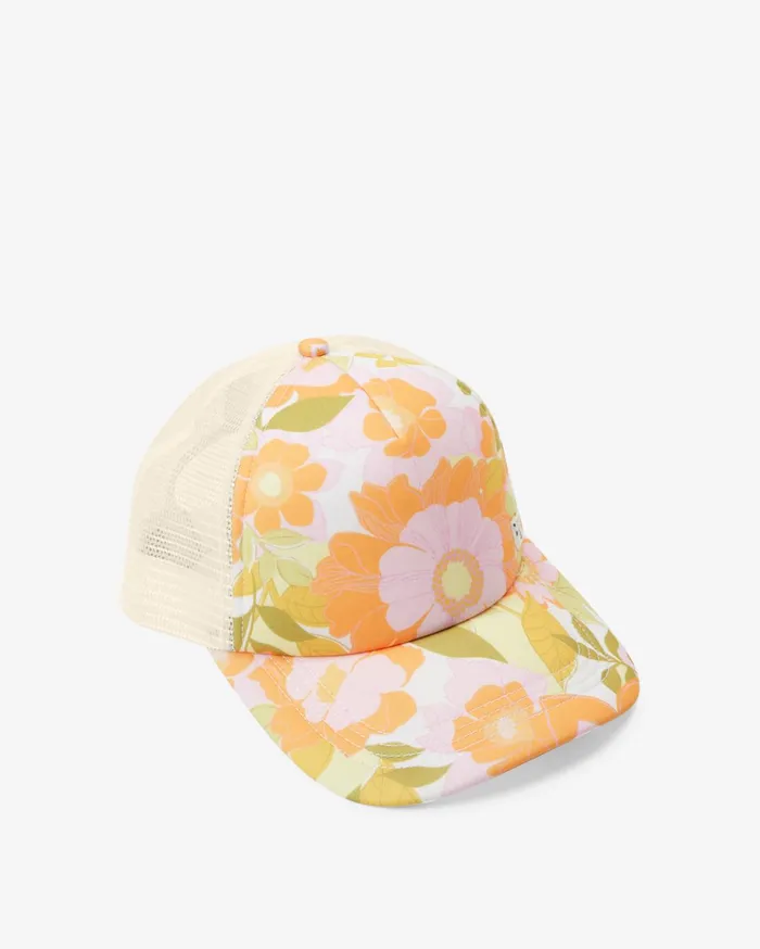 Billabong Heritage Mashup Trucker Hat Orange Peel Women Hats and Beanies Billabong Heritage Mashup Trucker Hat Orange Peel Women Hats and Beanies