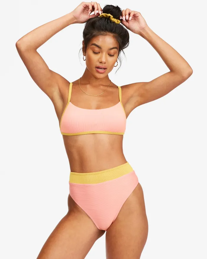 Billabong Hi Life Hi Maui Pant Bikini Bottoms Sunburst Women Solid Swimwear Billabong Hi Life Hi Maui Pant Bikini Bottoms Sunburst Women Solid Swimwear