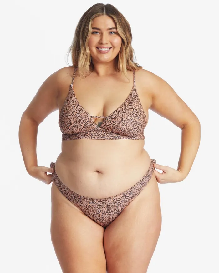 Billabong Hidden Shore VNeck Bikini Top Toffee Women Bikini Tops Billabong Hidden Shore VNeck Bikini Top Toffee Women Bikini Tops