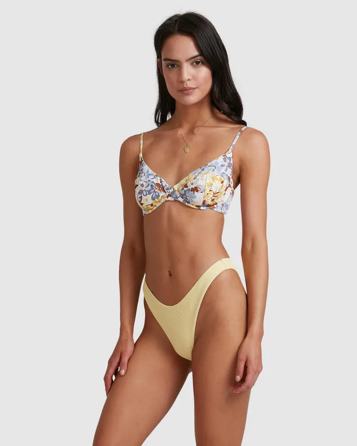 Billabong Hula Moon Nova Bra Bikini Top White Women Bikini Tops Billabong Hula Moon Nova Bra Bikini Top White Women Bikini Tops