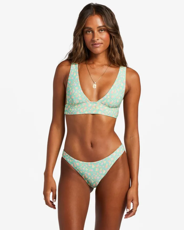 Billabong I Sea You Tanlines Plunge Bikini Top Spearmint Women Bikinis Billabong I Sea You Tanlines Plunge Bikini Top Spearmint Women Bikinis