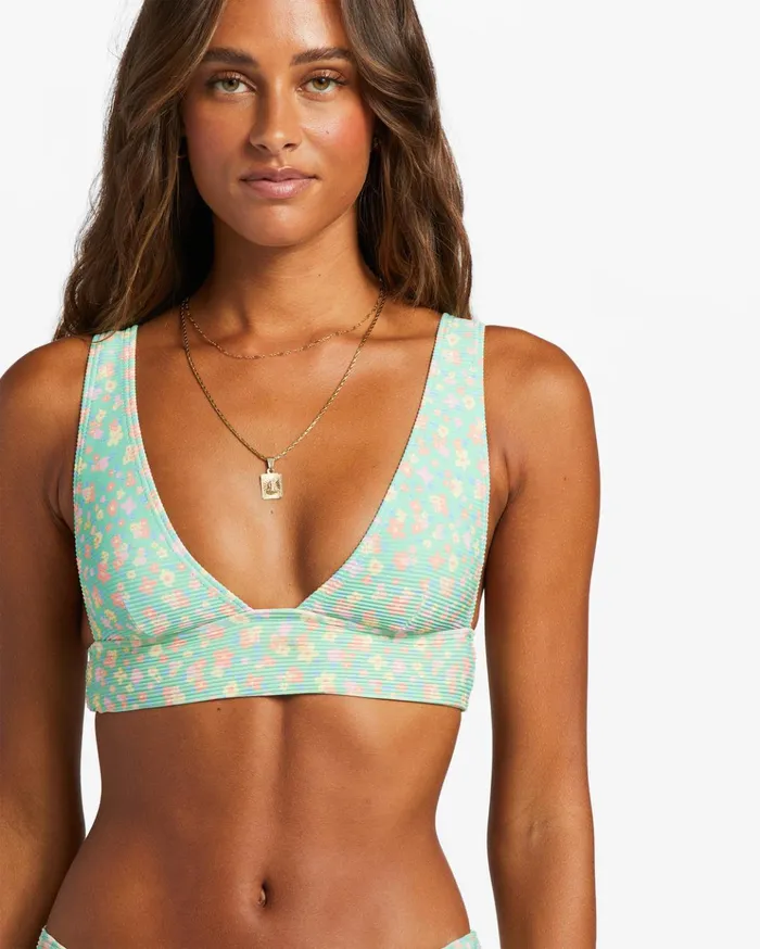 Billabong I Sea You Tanlines Plunge Bikini Top Spearmint Women Bikinis Billabong I Sea You Tanlines Plunge Bikini Top Spearmint Women Bikinis