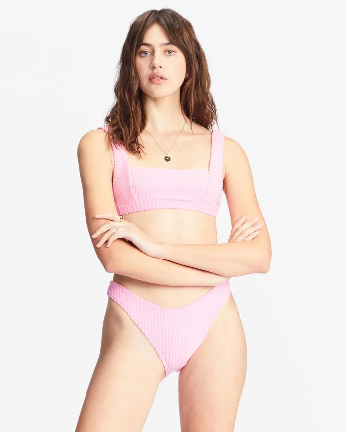 Billabong In The Loop Tank Bikini Top Pink Skies Women Bikinis
