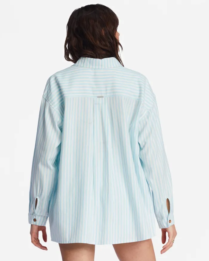 Billabong In The Tide Road Trippin Long Sleeve Shirt Lit Skies Women Tops Billabong In The Tide Road Trippin Long Sleeve Shirt Lit Skies Women Tops