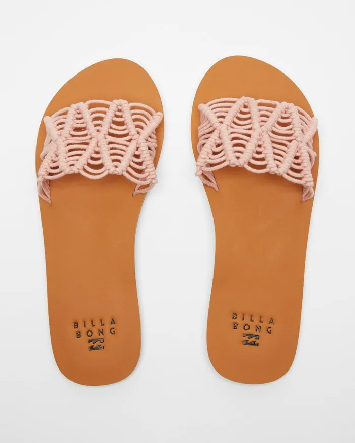 Billabong Indo Sandals Peach Pit Women Shoes