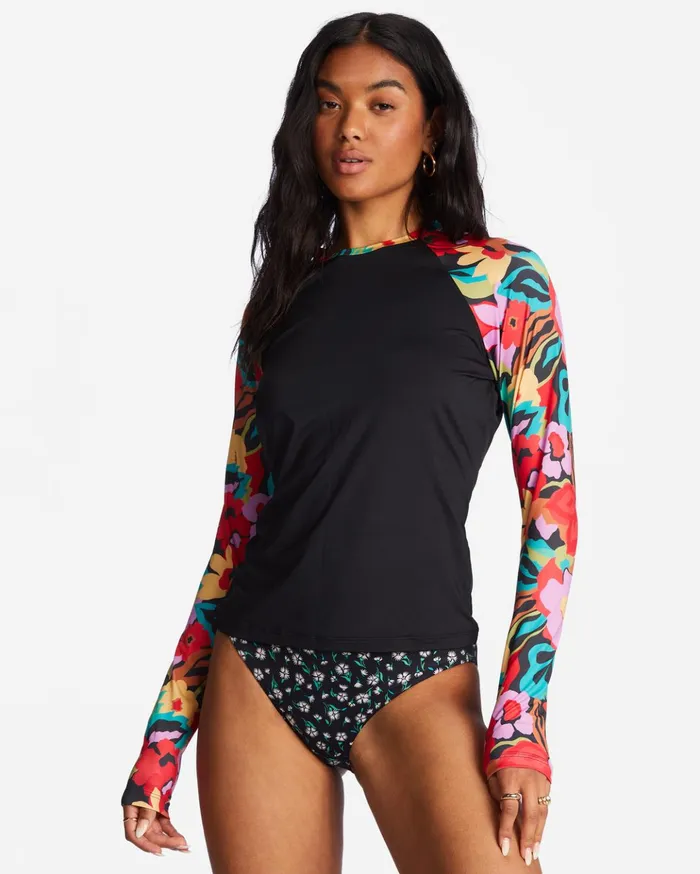 Billabong Islands Away Long Sleeve UPF 50 Rashguard Multi Women Rashguards and Bodysuits Billabong Islands Away Long Sleeve UPF 50 Rashguard Multi Women Rashguards and Bodysuits