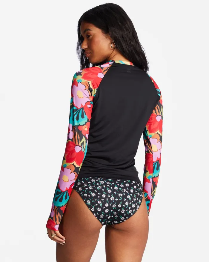 Billabong Islands Away Long Sleeve UPF 50 Rashguard Multi Women Rashguards and Bodysuits Billabong Islands Away Long Sleeve UPF 50 Rashguard Multi Women Rashguards and Bodysuits
