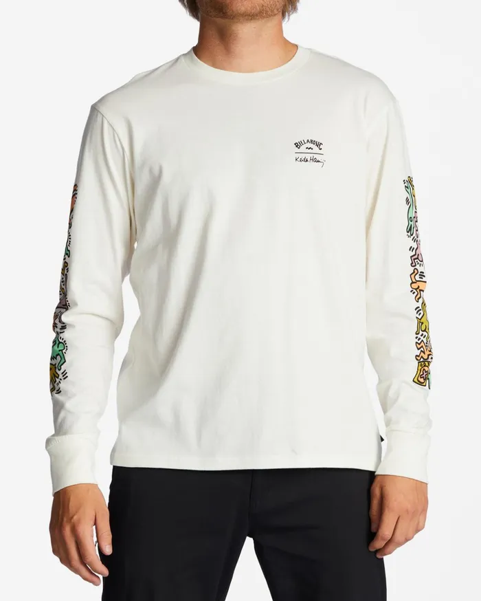 Billabong Jam Long Sleeve TShirt Off White Men TShirts