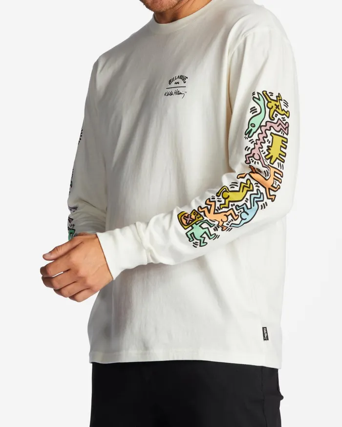 Billabong Jam Long Sleeve TShirt Off White Men TShirts Billabong Jam Long Sleeve TShirt Off White Men TShirts