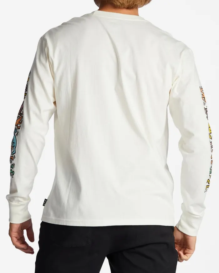 Billabong Jam Long Sleeve TShirt Off White Men TShirts Billabong Jam Long Sleeve TShirt Off White Men TShirts