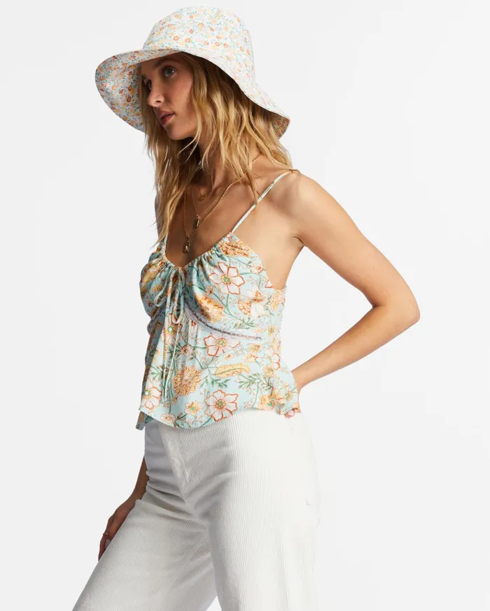 Billabong Just For You Cami Top Pure Aqua Women Tops Billabong Just For You Cami Top Pure Aqua Women Tops