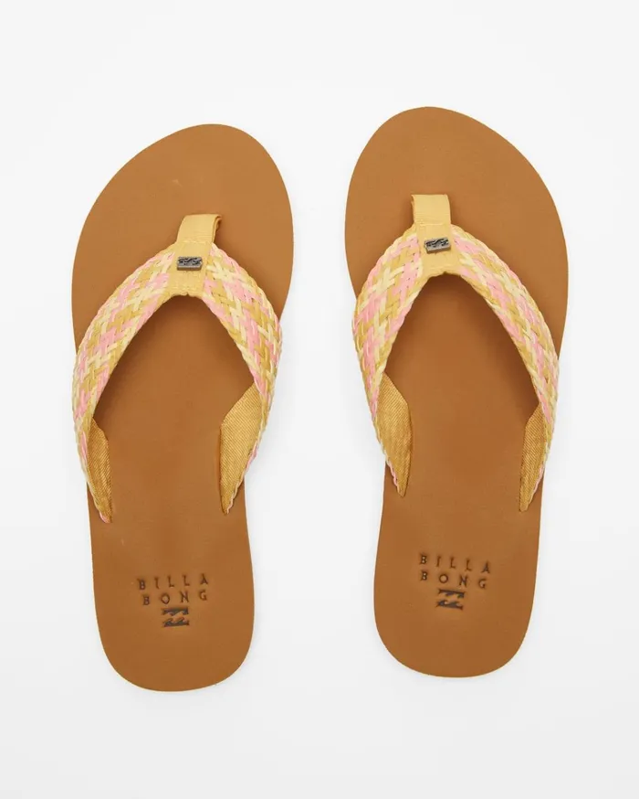 Billabong Kai Braided Sandals Golden Dream Women Shoes