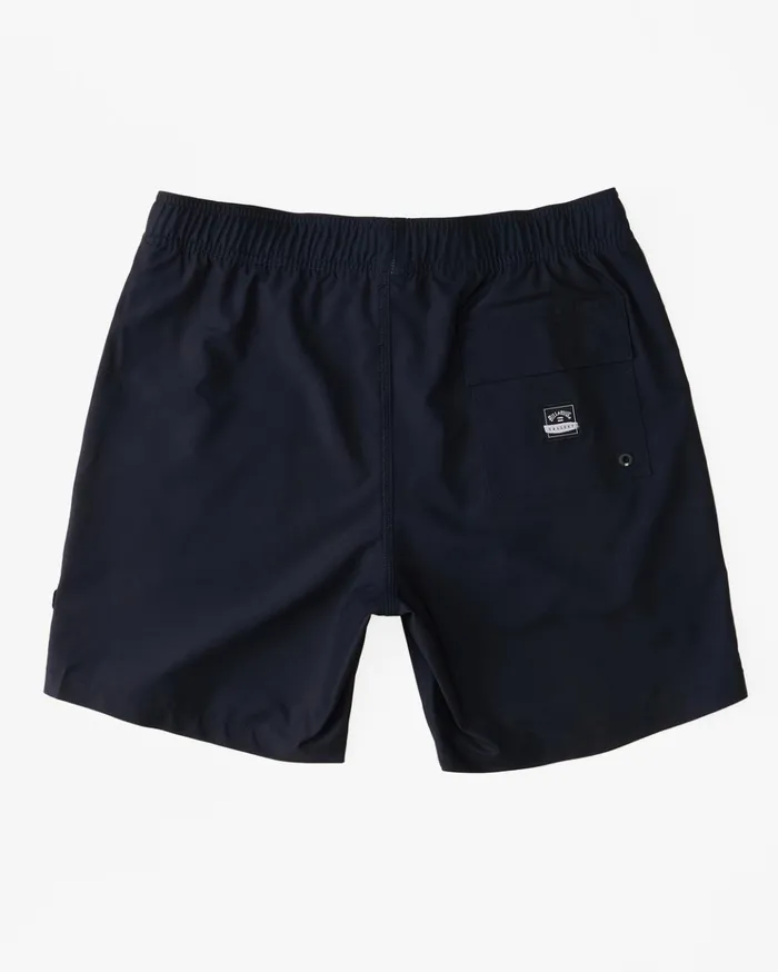 Billabong Kamea Burn Layback Boardshorts 16quot Black Men Elastic Waist Boardshorts