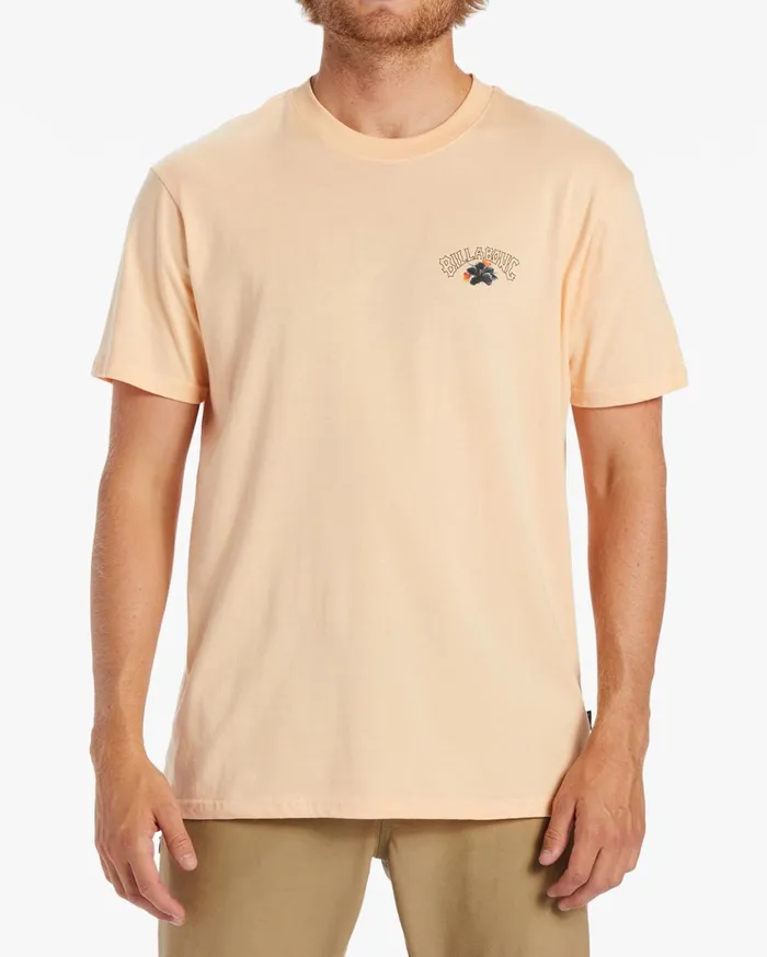 Billabong Kamea Lava Arch TShirt Dusty Melon Men TShirts