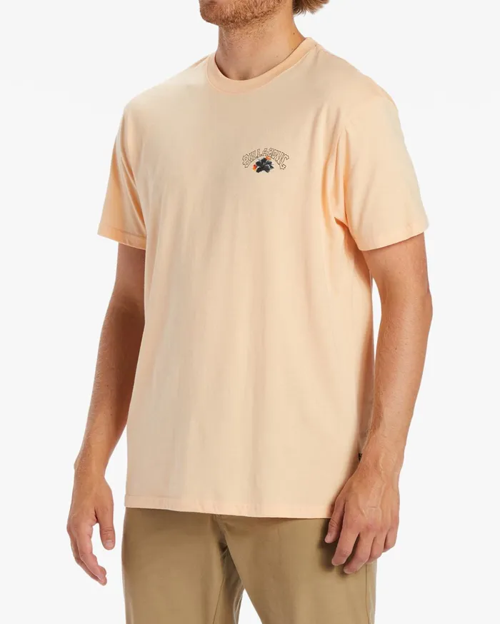 Billabong Kamea Lava Arch TShirt Dusty Melon Men TShirts Billabong Kamea Lava Arch TShirt Dusty Melon Men TShirts