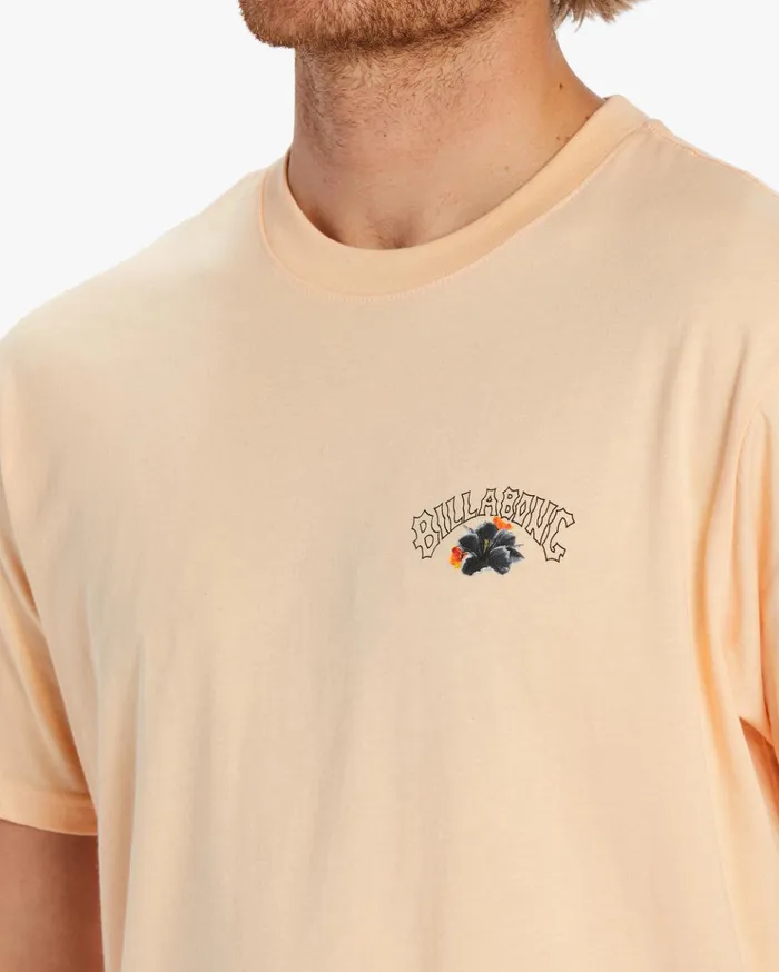 Billabong Kamea Lava Arch TShirt Dusty Melon Men TShirts Billabong Kamea Lava Arch TShirt Dusty Melon Men TShirts