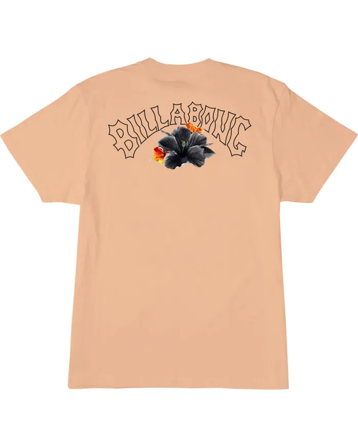 Billabong Kamea Lava Arch TShirt Dusty Melon Men TShirts Billabong Kamea Lava Arch TShirt Dusty Melon Men TShirts
