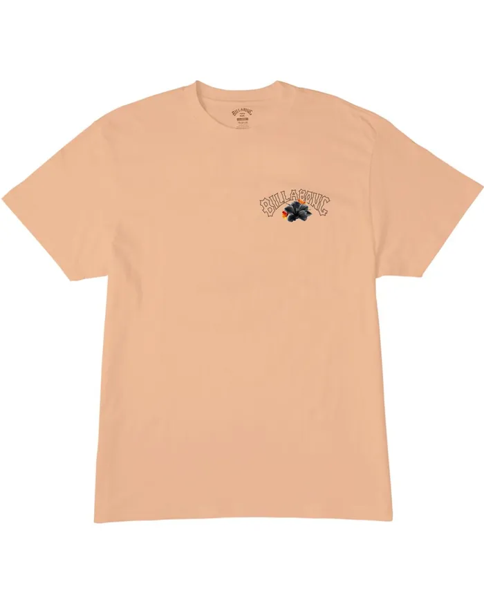 Billabong Kamea Lava Arch TShirt Dusty Melon Men TShirts Billabong Kamea Lava Arch TShirt Dusty Melon Men TShirts