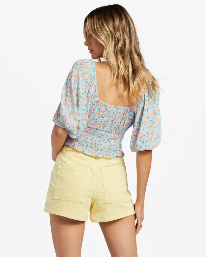Billabong Keep Dreaming Crop Top Summer Sky Women Matching Sets Billabong Keep Dreaming Crop Top Summer Sky Women Matching Sets