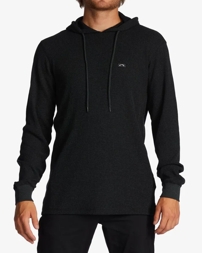 Billabong Keystone Pullover Thermal Hoodie Black Men Hoodies and Fleece