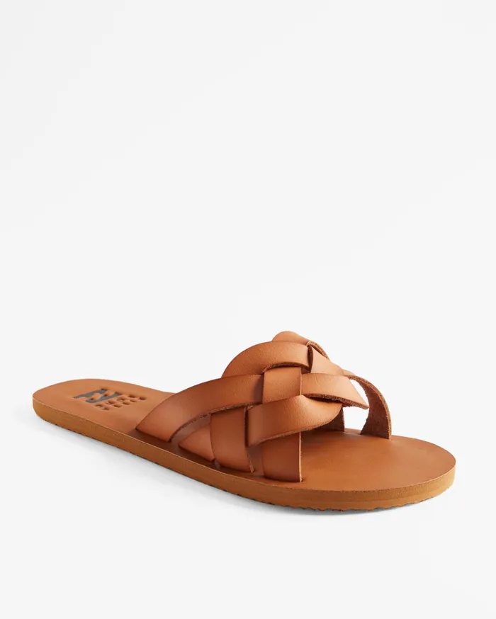Billabong Lana Slider Sandals Tan Women Shoes Billabong Lana Slider Sandals Tan Women Shoes