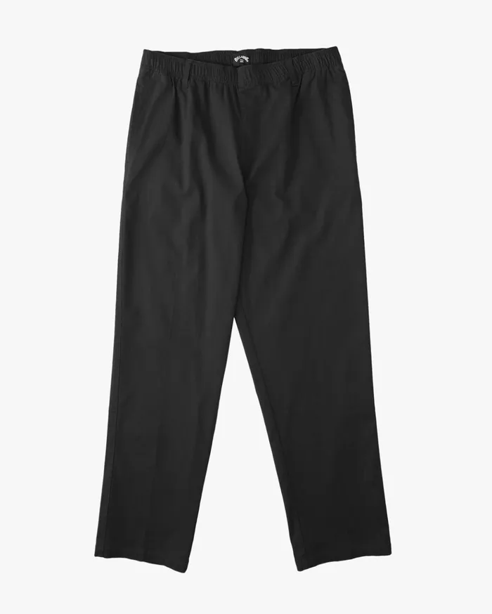 Billabong Larry Beach Elasticized Pants Black Men Jeans and Pants