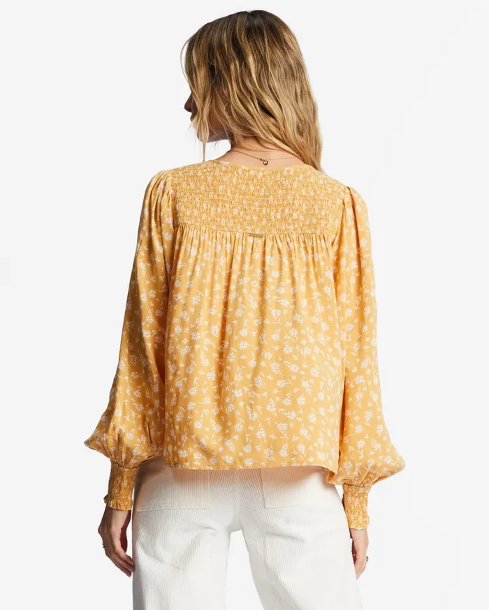 Billabong Late Night Shirt Goldie Women Tops Billabong Late Night Shirt Goldie Women Tops