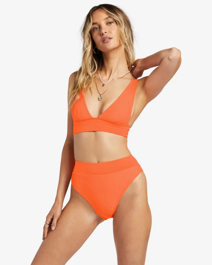 Billabong Lined Up Rise Bikini Bottoms Poppin Peach Women Bikinis Billabong Lined Up Rise Bikini Bottoms Poppin Peach Women Bikinis