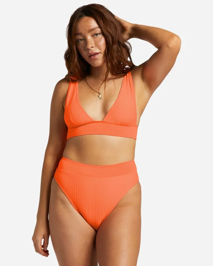 Billabong Lined Up Rise Bikini Bottoms Poppin Peach Women Bikinis Billabong Lined Up Rise Bikini Bottoms Poppin Peach Women Bikinis