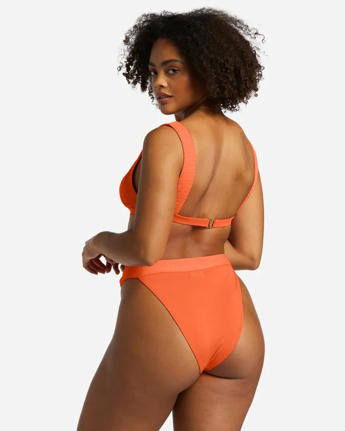 Billabong Lined Up Tank Bikini Top Poppin Peach Women Bikinis Billabong Lined Up Tank Bikini Top Poppin Peach Women Bikinis