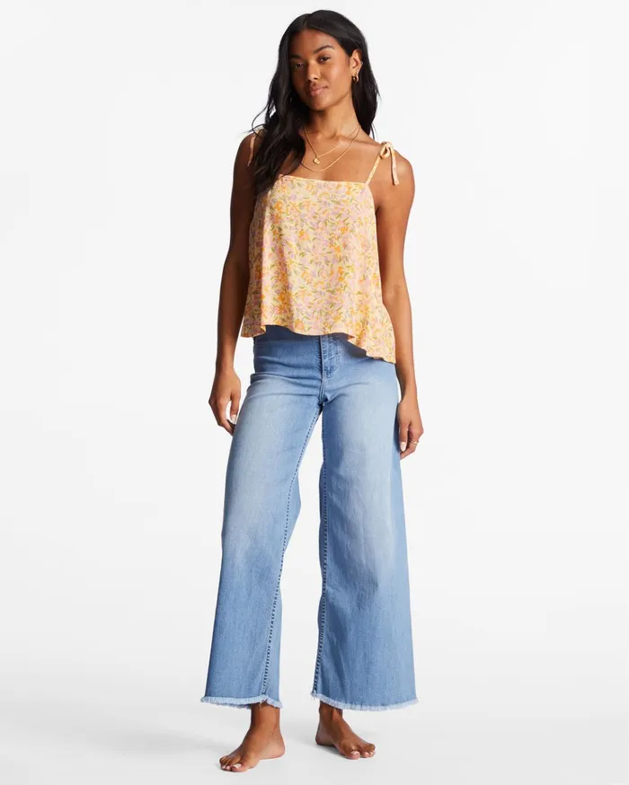 Billabong Love The Sun Cami Top Peach Punch Women Tops Billabong Love The Sun Cami Top Peach Punch Women Tops