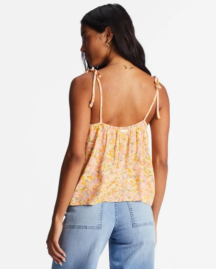 Billabong Love The Sun Cami Top Peach Punch Women Tops Billabong Love The Sun Cami Top Peach Punch Women Tops